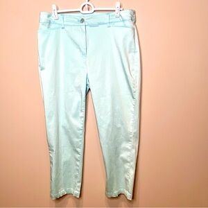 Lulu B Colorful Comfy Women's Light Blue Pants, Size 10